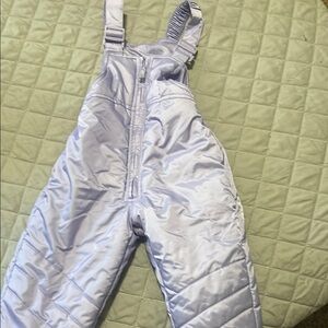 Kids Silver Snow Bib